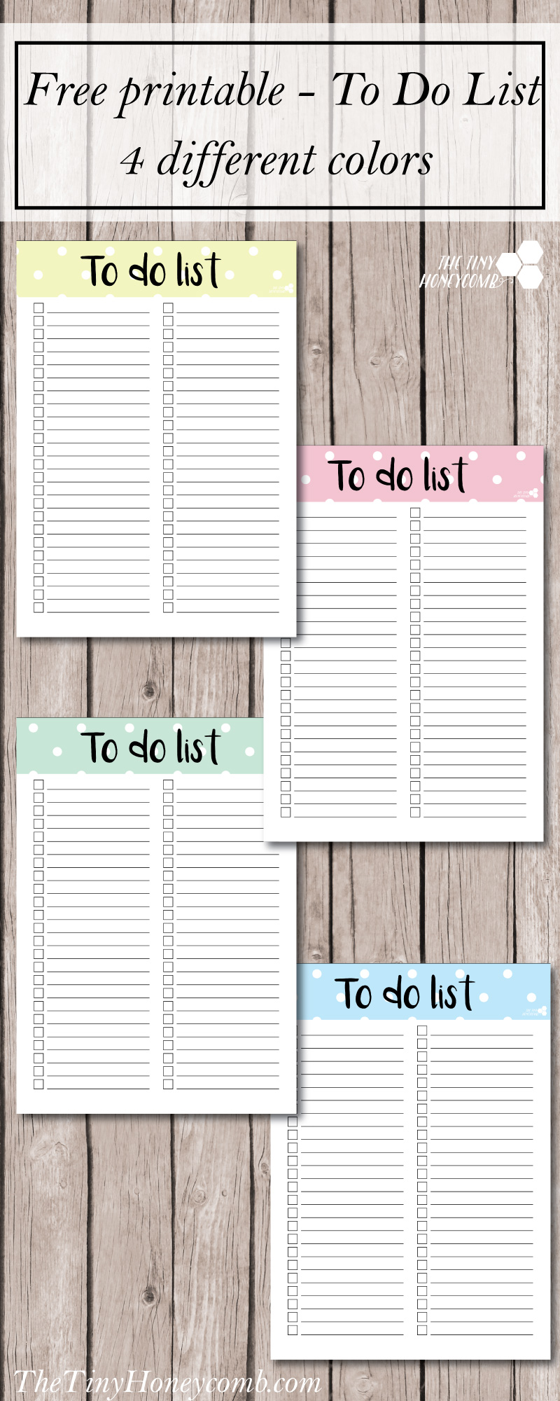 Free Printable To Do Lists To Get Organized Free Templates Printable