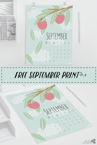 printable calendar for september the tiny honeycomb