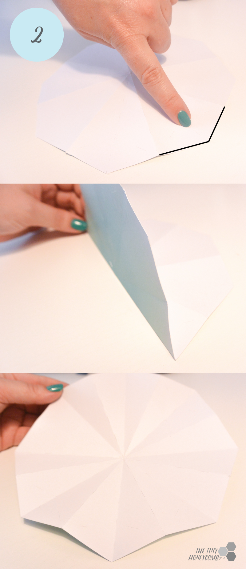 DIY origami diamonds