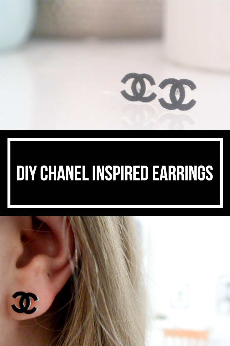 Tiny hot sale chanel earrings