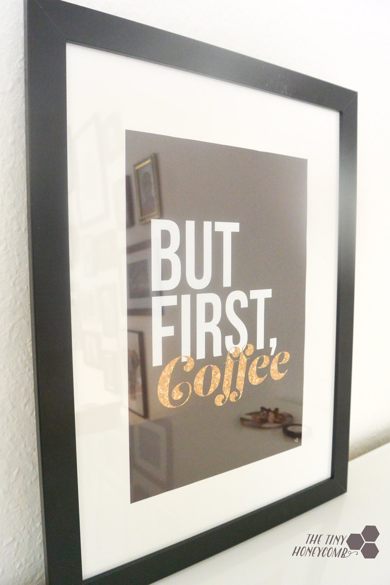 but first coffee print a3