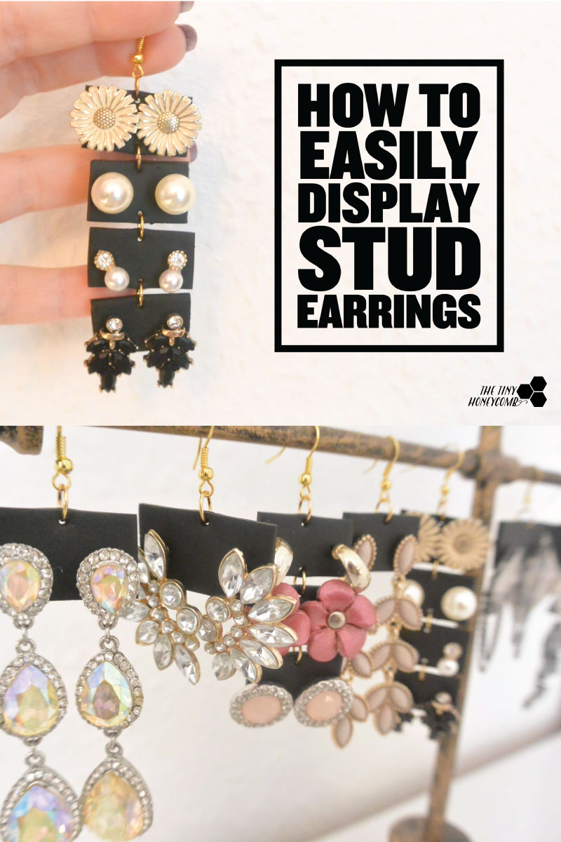 How to: Clay Earring Stand for Your Studs 