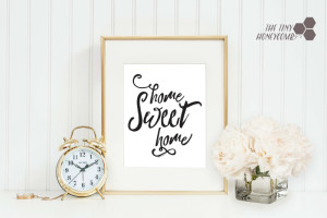 Home sweet home. Free printable November 2015