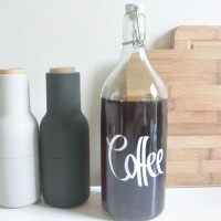 Making cold brewed coffee how to. The tiny honeycomb blog