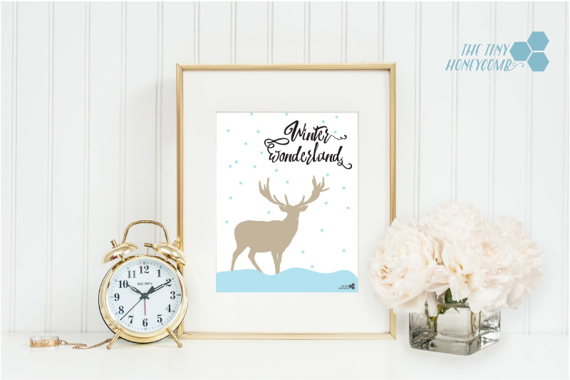 Free winter wonderland printable and cut file for cutting machine