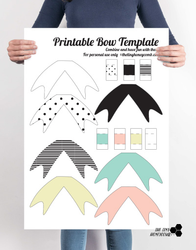 paper bow template