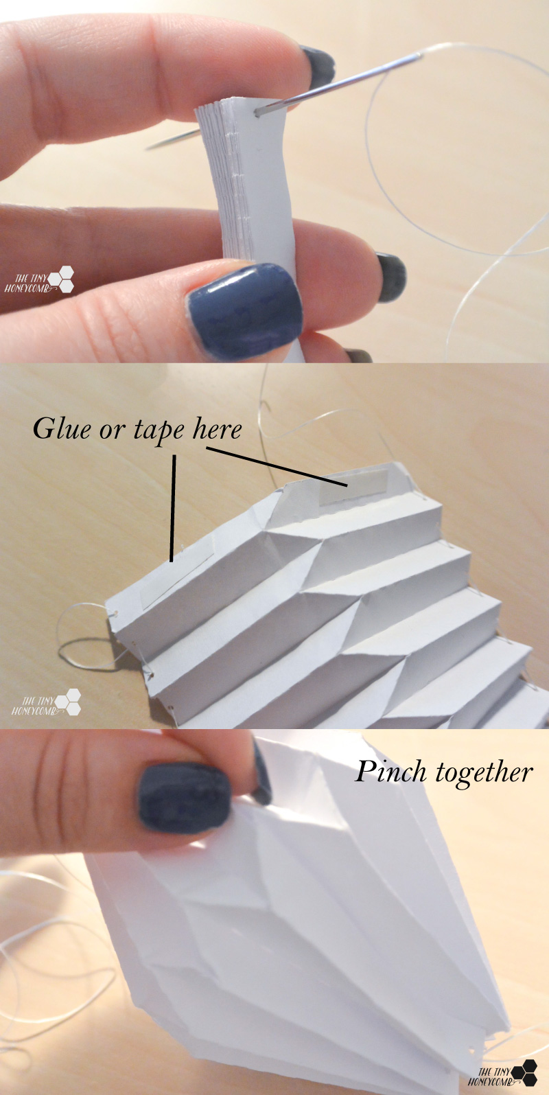 DIY origami ball - folding 