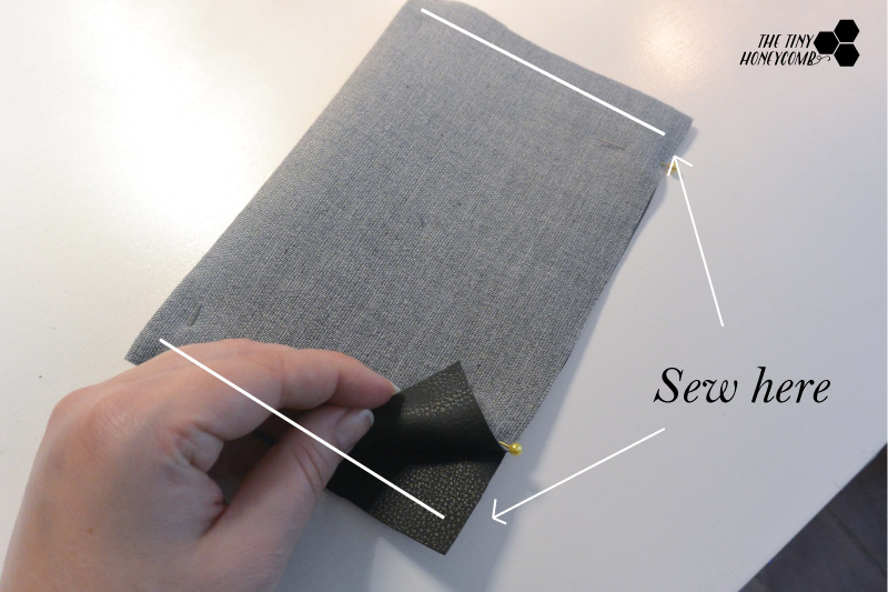 DIY zipper pouch step 4
