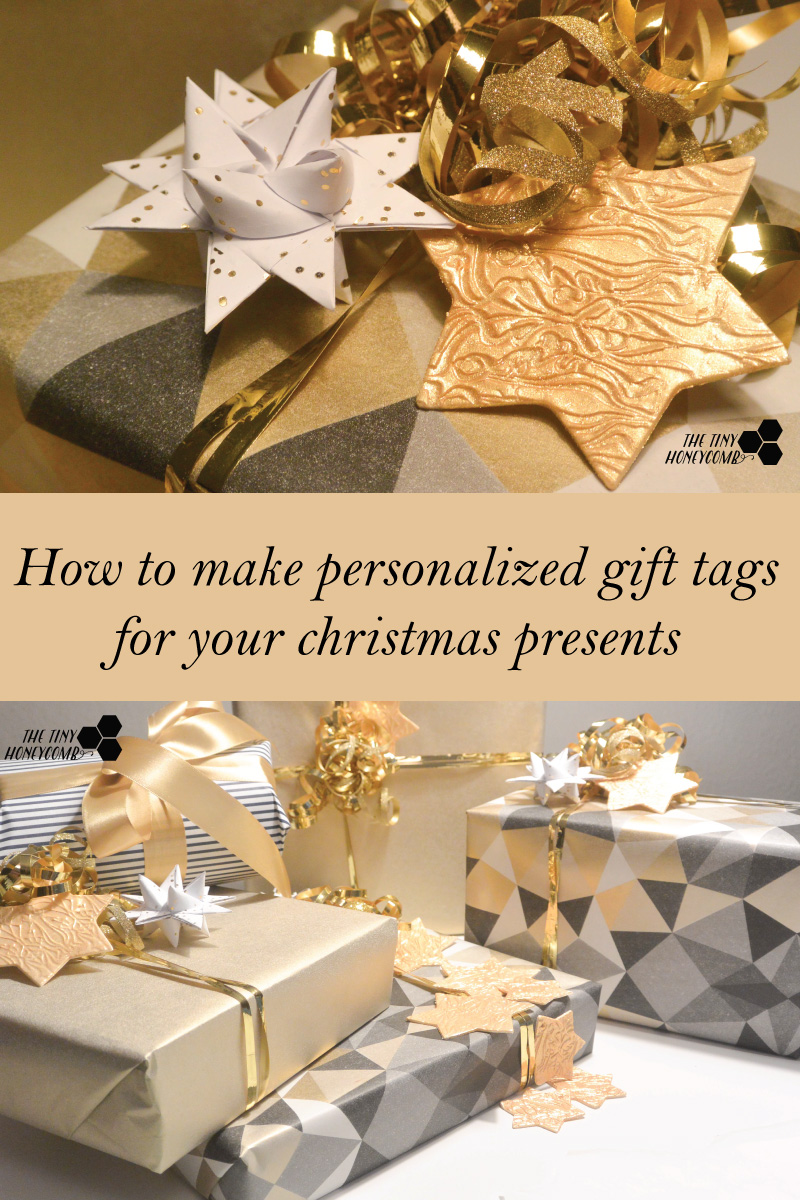 How to make personalized gift tags for your christmas presents 