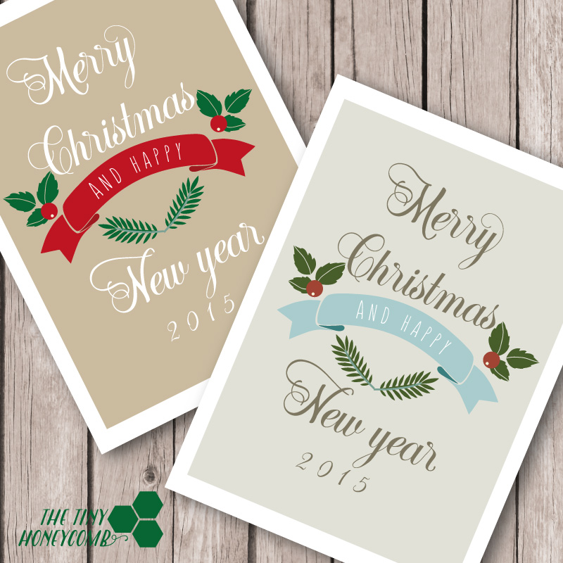 Free Christmas card printable