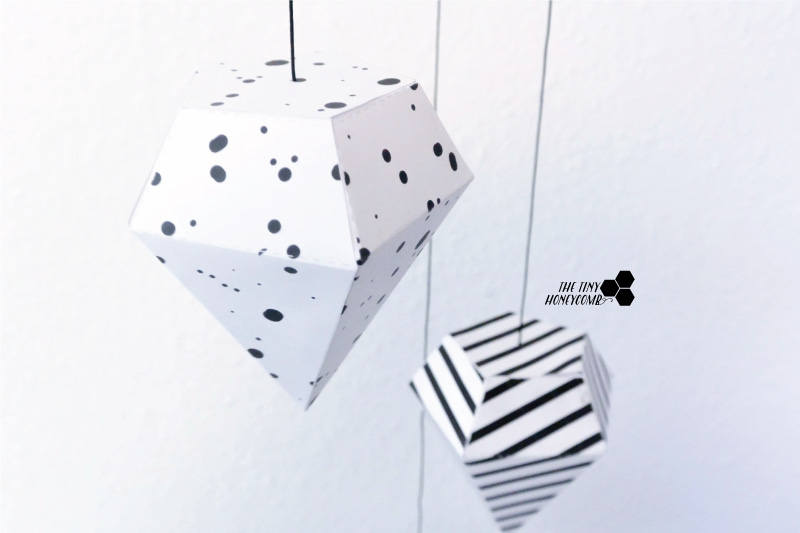 paper diamonds with free template