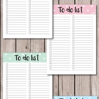 Free printables. Print your own to do list and get organized.