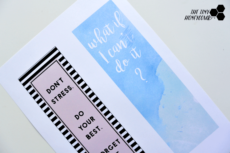 free printable for making your own calendar divider