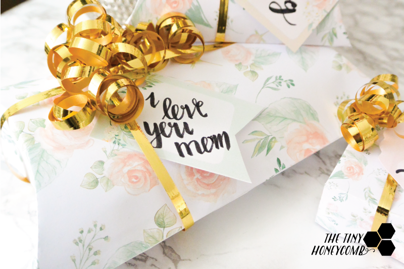 Mothers day gift box. Free printables 